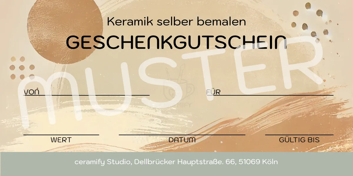 Wertgutschein, ceramify Studio - Keramik selber bemalen>        
            </div>
            <div class=